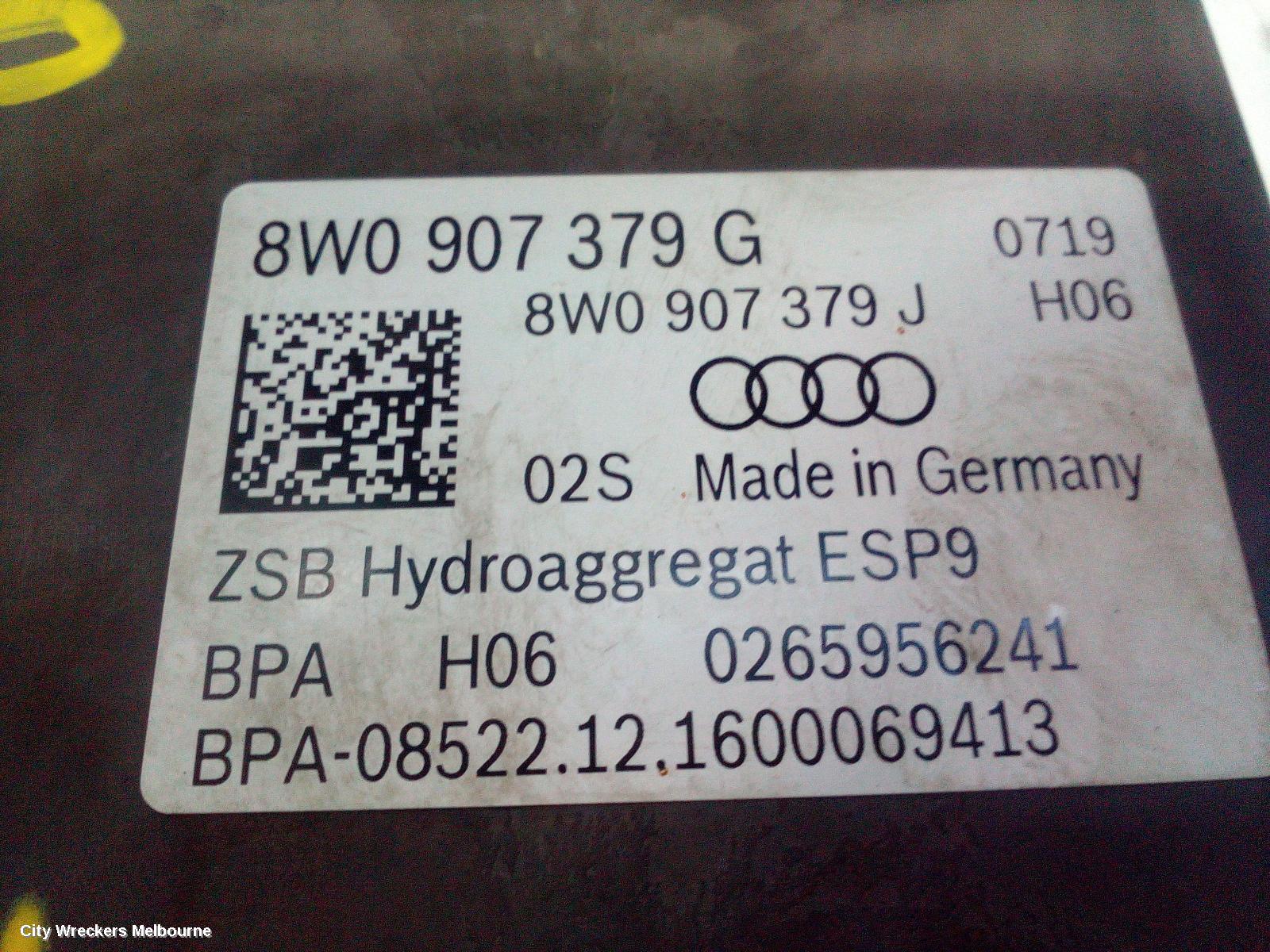 AUDI A4 ABS PUMP/MODULATOR, B9 8W, P/N 8W0907379G, 10/2015 ONWARDS - Image 3