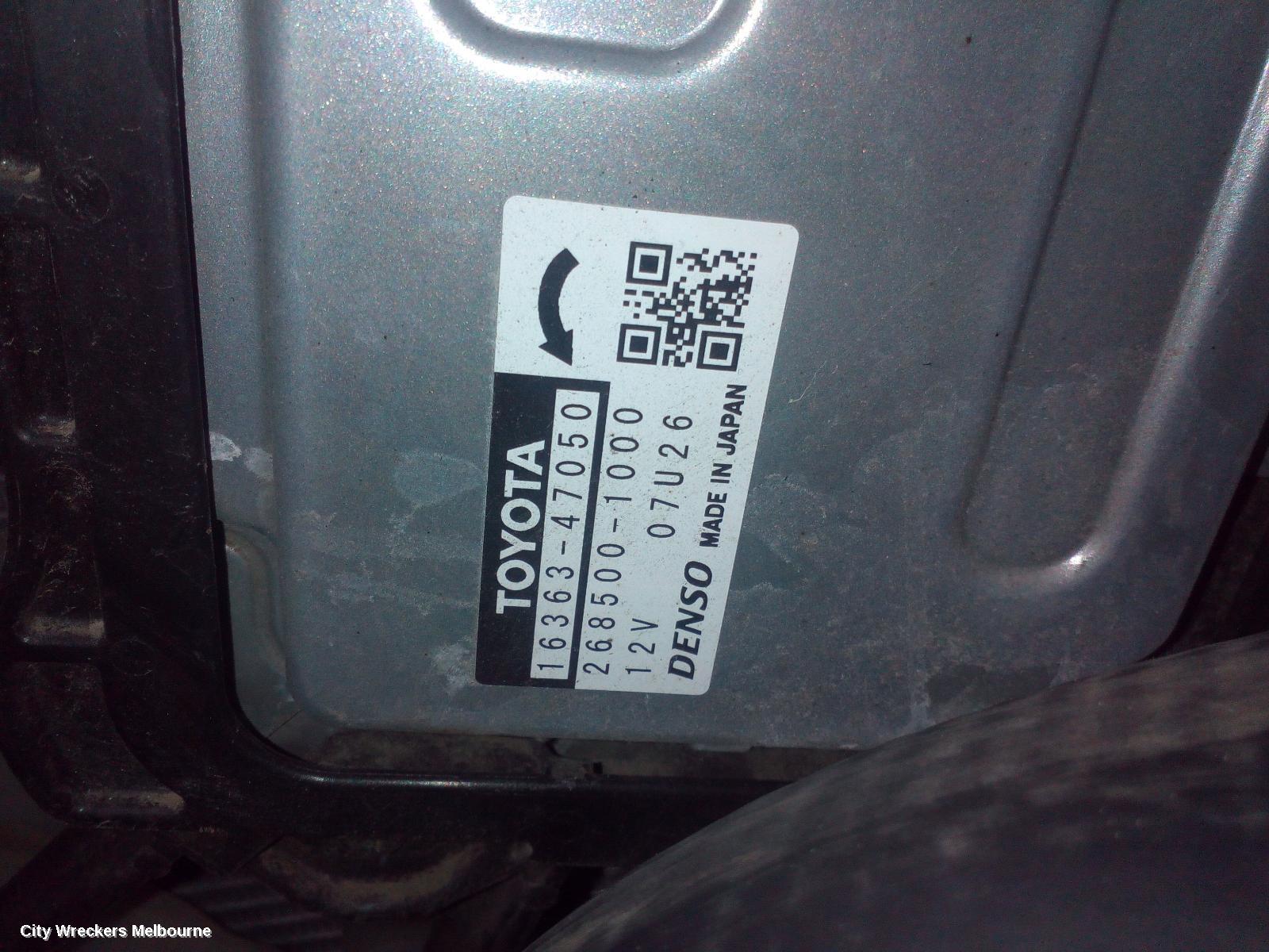 TOYOTA C-HR FAN, DUAL FAN ASSY, 1.2, PETROL, GEN 1, 12/2016 ONWARDS - Image 3