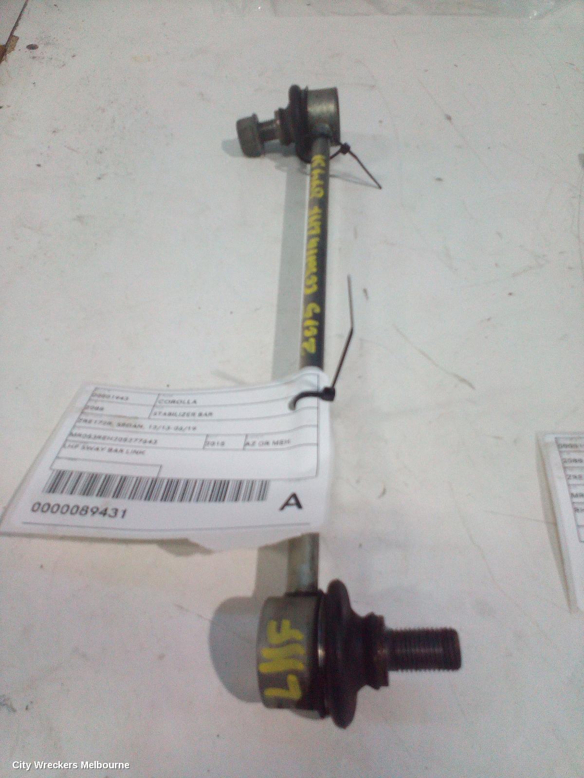 TOYOTA COROLLA STABILISER BAR, ZRE172R, SEDAN, 12/2013 - 06/2019 - Image 1