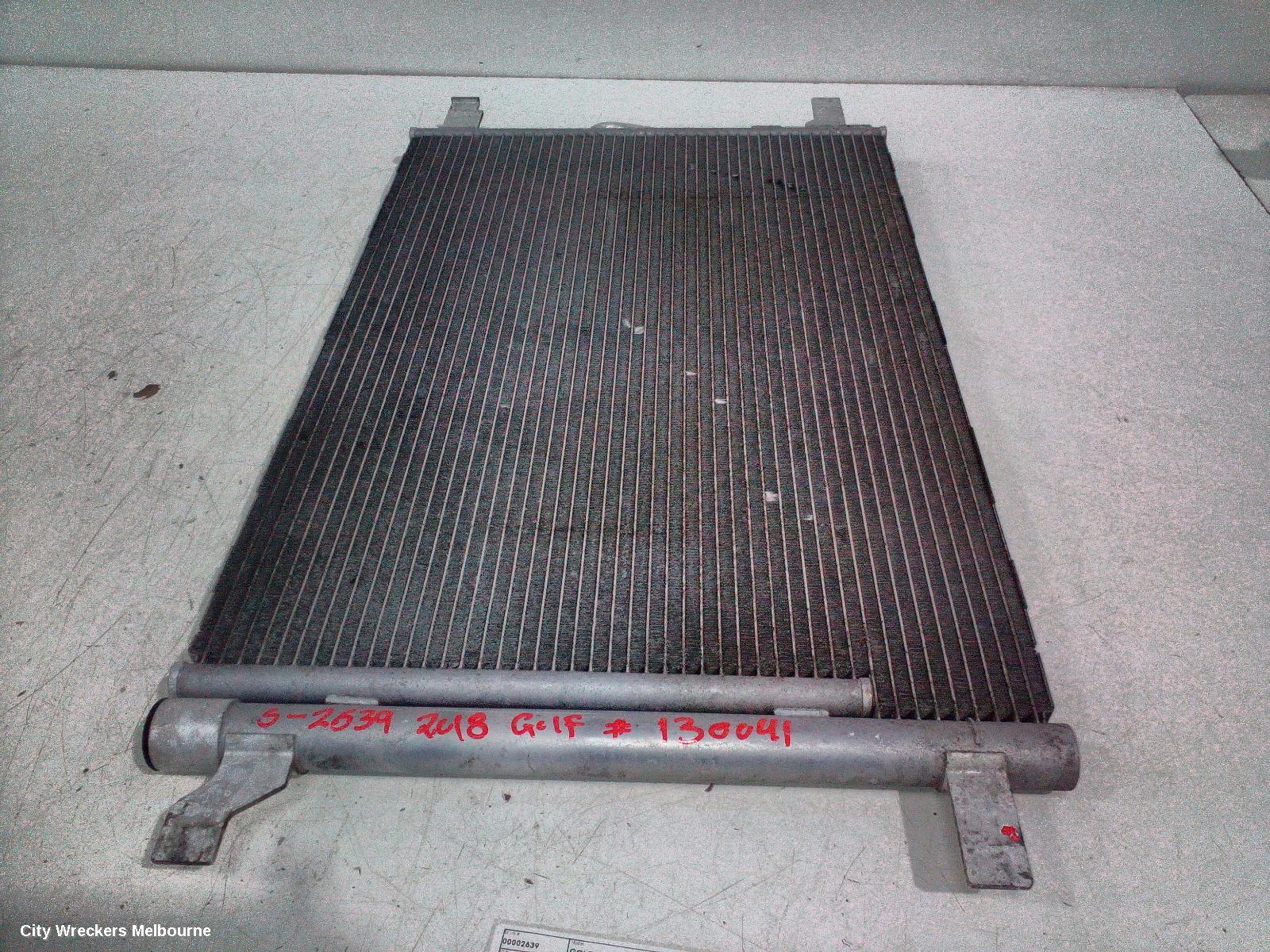 VOLKSWAGEN GOLF A/C CONDENSER, GEN 7, EXCLUDING R TYPE, 12/2012 - 08/2020 - Image 1