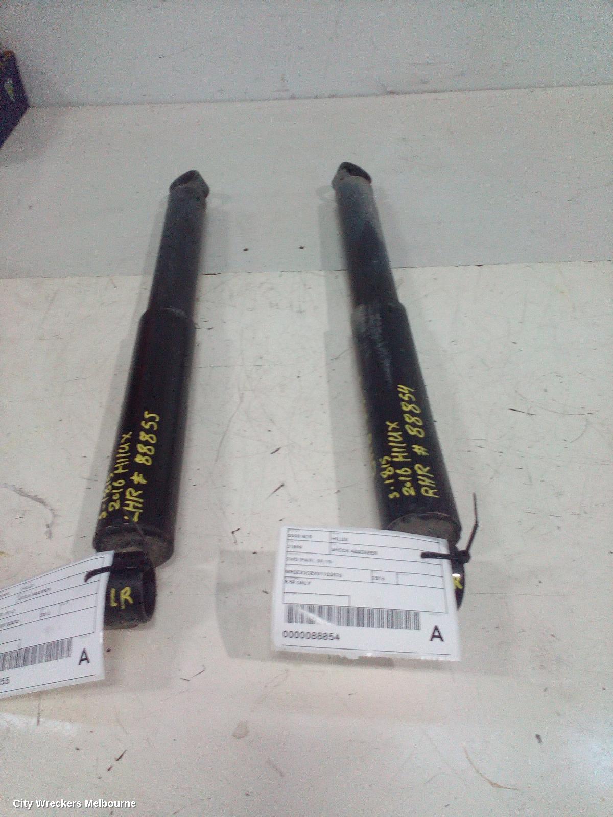 TOYOTA HILUX SHOCK ABSORBER, 2WD, REAR (RH SIDE), LOW RIDE, 09/2015 ONWARDS - Image 2