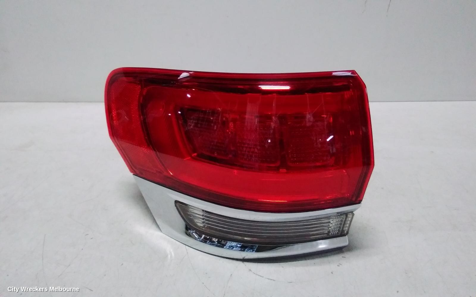 JEEP GRANDCHEROKEE LEFT TAILLIGHT, WK, LAREDO/OVERLAND/LIMITED, W/ CHROME BEZEL, 04/2013 - 02/2022 - Image 1