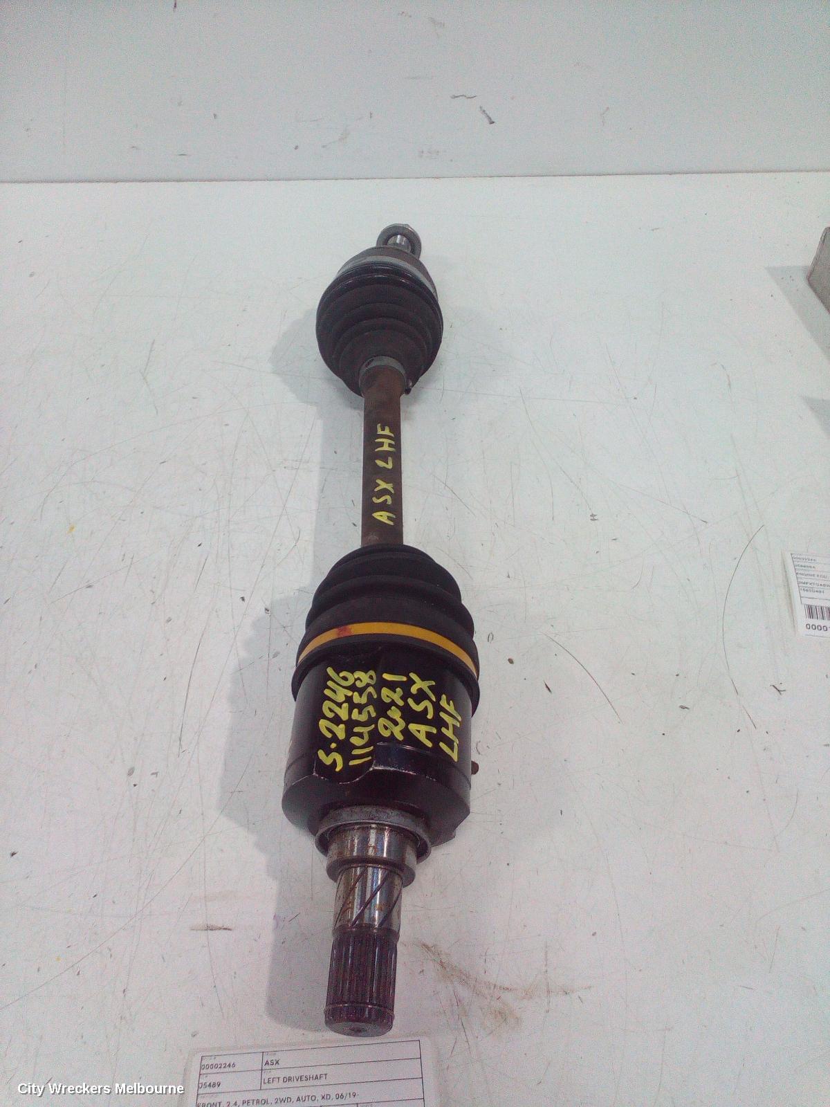 MITSUBISHI ASX LEFT DRIVESHAFT, FRONT, 2.4, PETROL, 2WD, AUTO, XD, 06/2019 ONWARDS - Image 2
