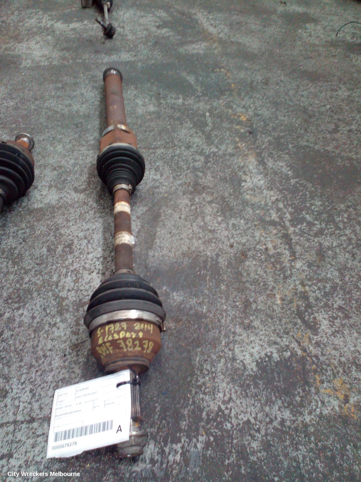 FORD ECOSPORT RIGHT DRIVESHAFT, FRONT, PETROL, 1.5, AUTO T/M, BK, 12/2013 - 09/2017 - Image 1