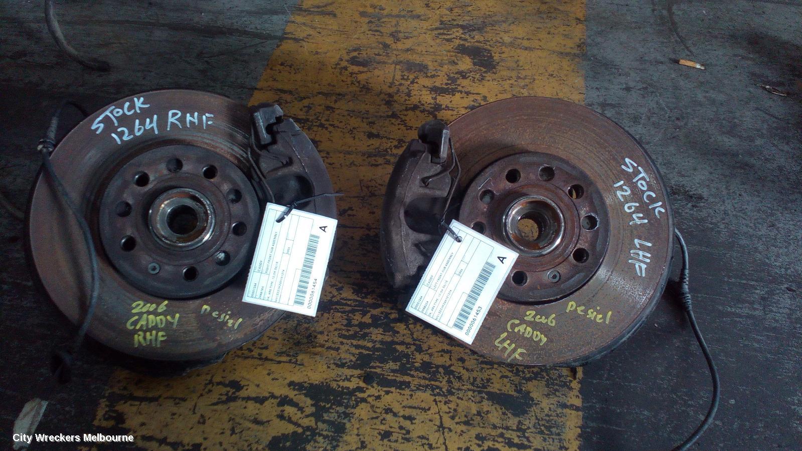 VOLKSWAGEN CADDY LEFT FRONT HUB ASSEMBLY, 2K, ABS TYPE, 12/2004 - 06/2015 - Image 2
