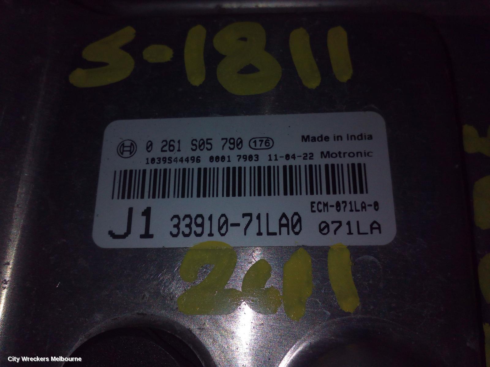 SUZUKI SWIFT ECU, ENGINE ECU, 1.4, K14B, AUTO T/M, ECU ONLY, FZ, 08/2010 - 03/2017 - Image 1