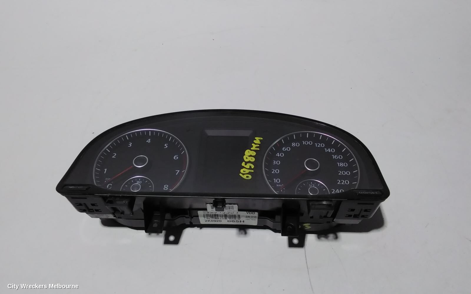 VOLKSWAGEN CADDY INSTRUMENT CLUSTER, P/N 2K0920865X, 2K, 08/2010 - 06/2015 - Image 1