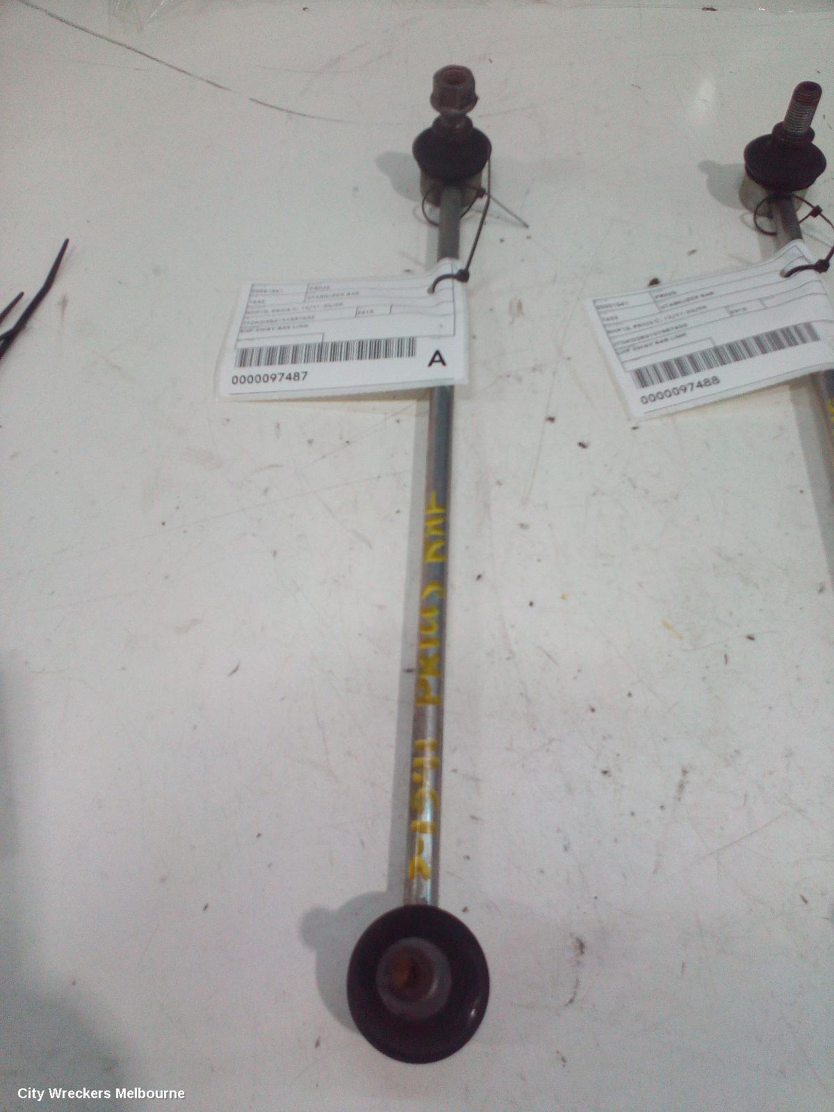 TOYOTA PRIUS STABILISER BAR, NHP10, PRIUS C, 12/2011 - 03/2020 - Image 2