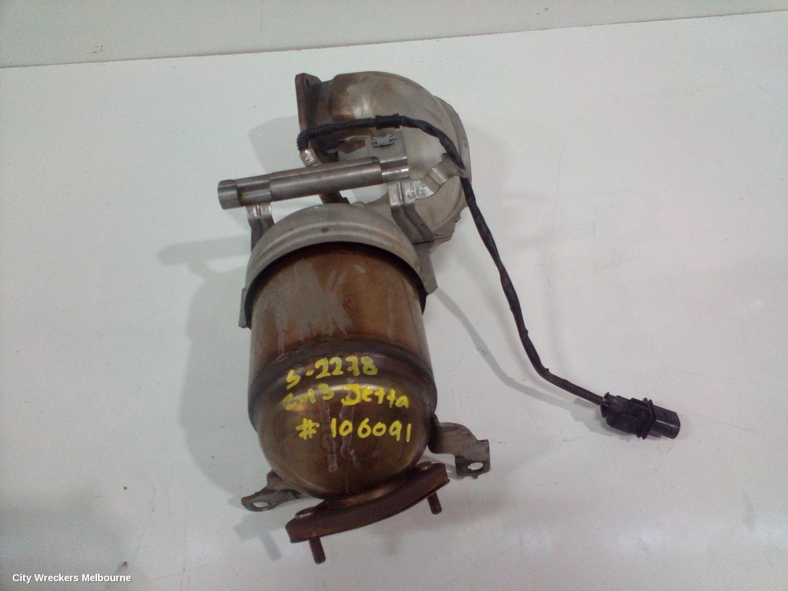 VOLKSWAGEN JETTA CATALYTIC CONVERTER, DOWNPIPE-CAT TYPE, 1.4, PETROL, CAVD/CTHD CODE, 1B, 02/2011 - 12/2017 - Image 2