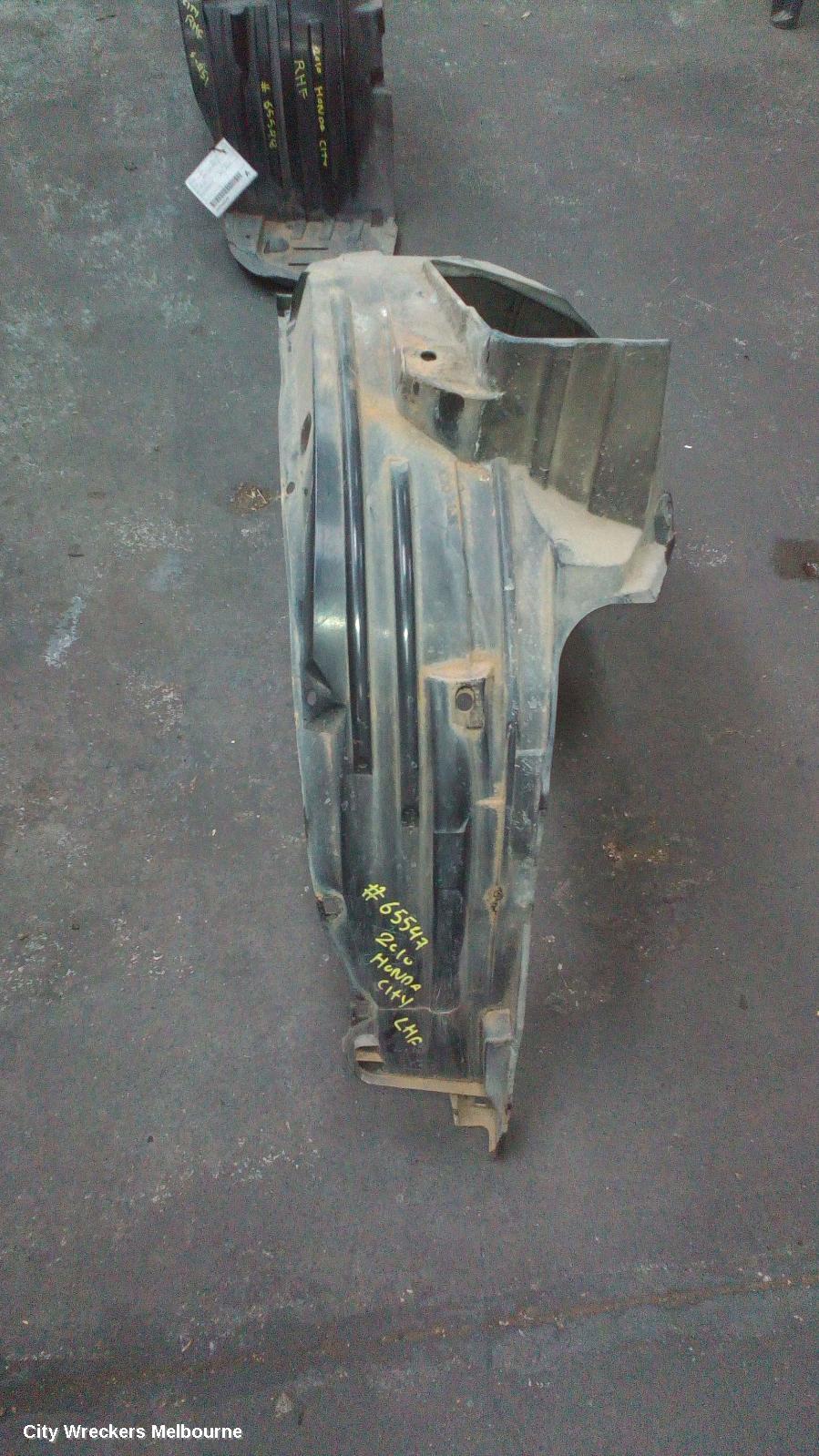 HONDA CITY LEFT GUARD LINER, GM, 01/2009 - 12/2013 - Image 3
