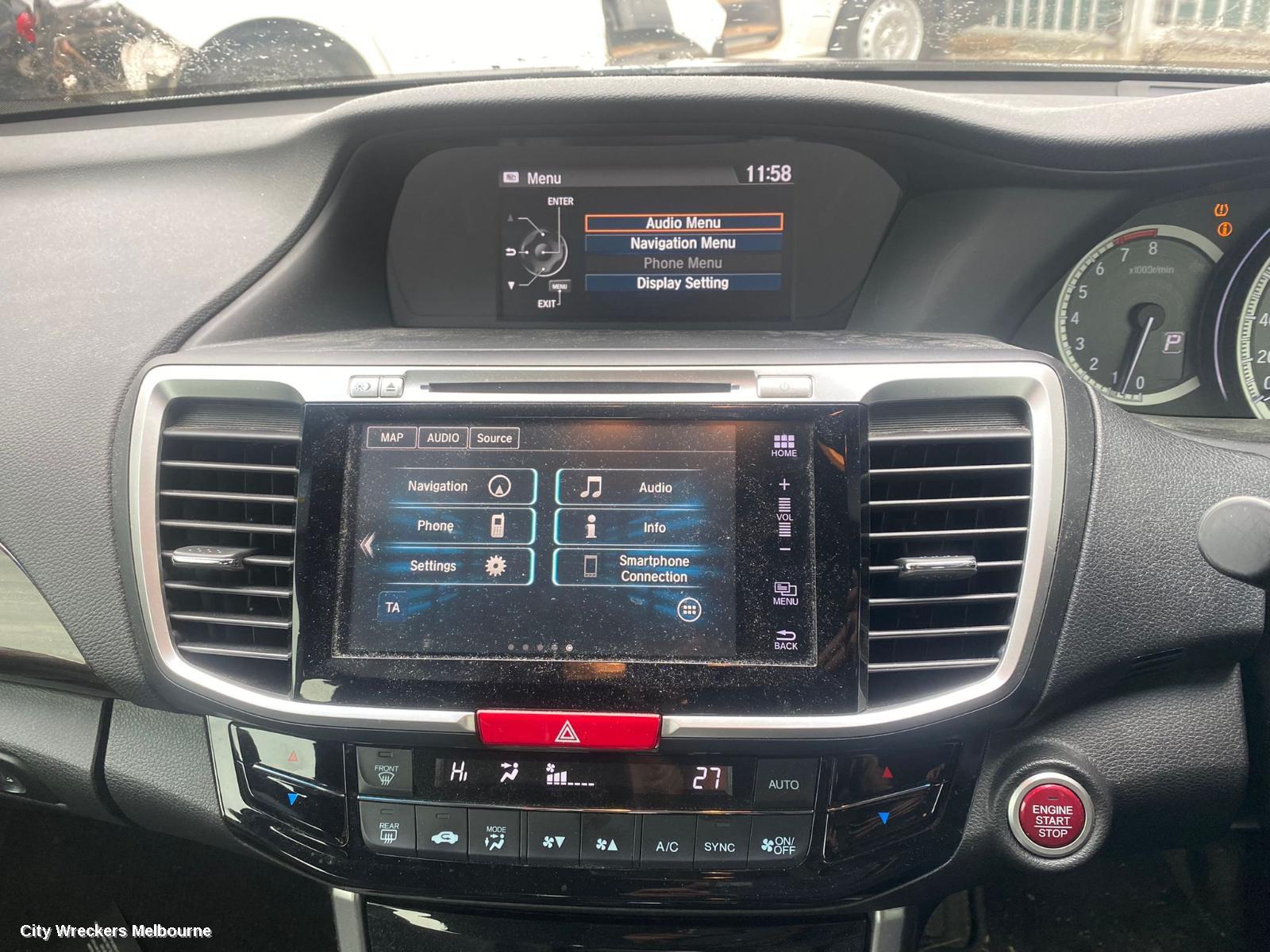 HONDA ACCORD RADIO/CD/DVD/SAT/TV, DISPLAY UNIT, SAT NAV TYPE, 9TH GEN, 05/2013 - 08/2019 - Image 3