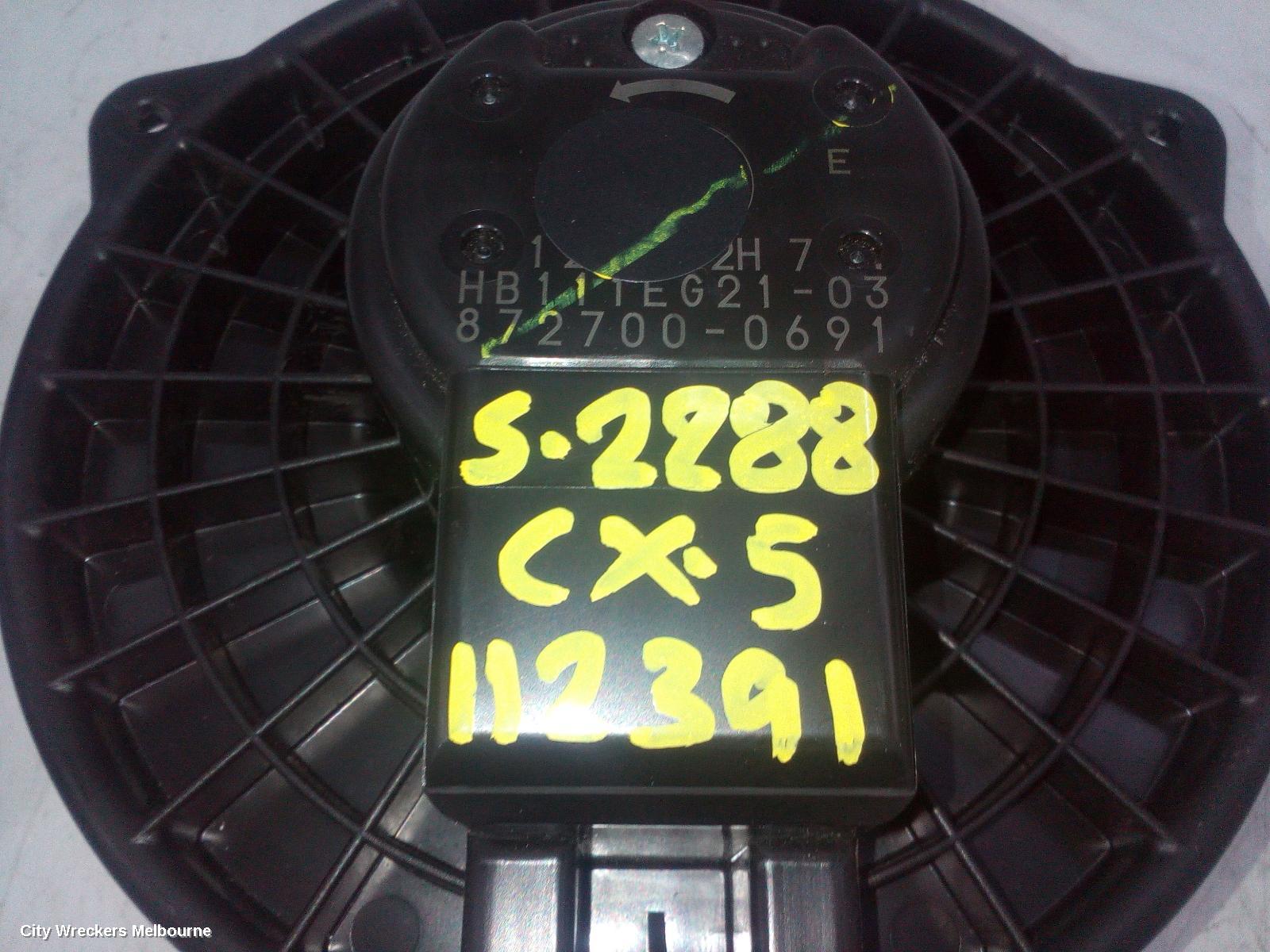 MAZDA CX5 HEATER FAN MOTOR, KE, 02/2012 - 12/2016 - Image 2