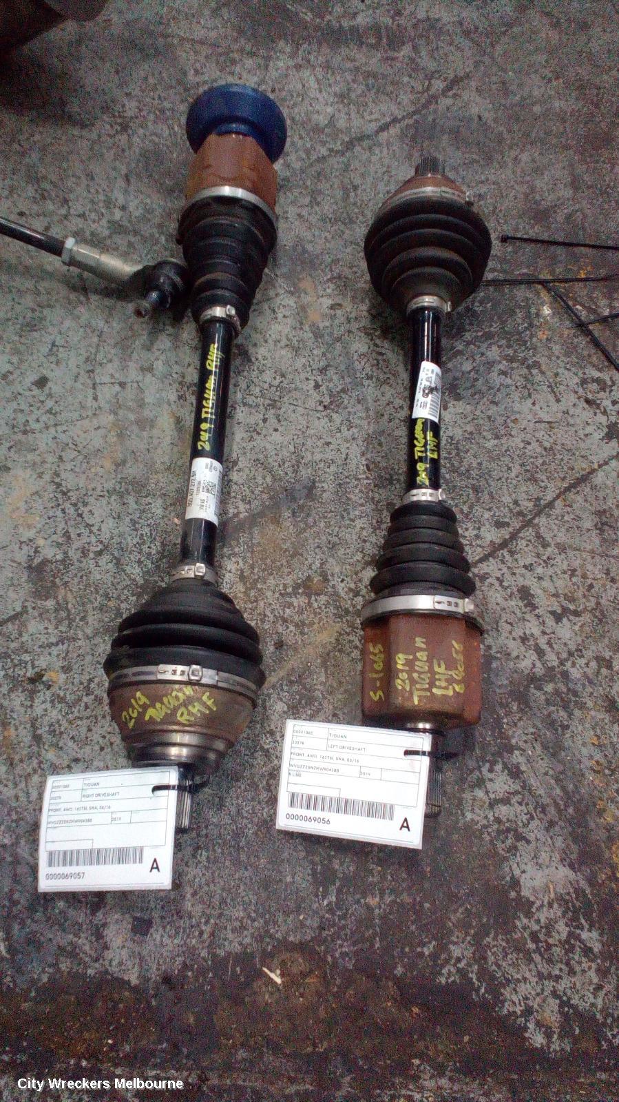 VOLKSWAGEN TIGUAN LEFT DRIVESHAFT, FRONT, AWD, 162TSI, 5NA, 06/2016 ONWARDS - Image 3