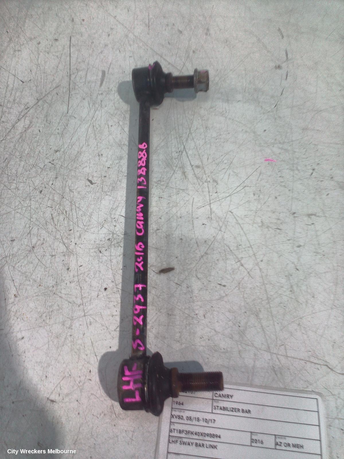 TOYOTA CAMRY STABILISER BAR, XV50, 05/2015 - 10/2017 - Image 1