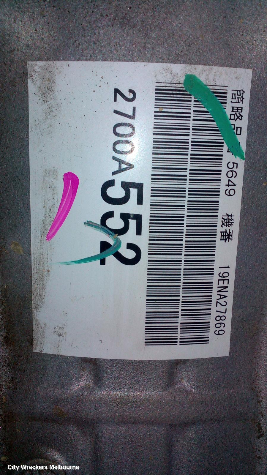 MITSUBISHI TRITON TRANS/GEARBOX, AUTO, 4WD, DIESEL, 2.4, 4N15, 6 SPEED (V6AWH TRANS CODE), W/ TRANSFER CASE, EASY SELECT 4WD TYPE, MR, 11/2018 - 10/2023 - Image 1