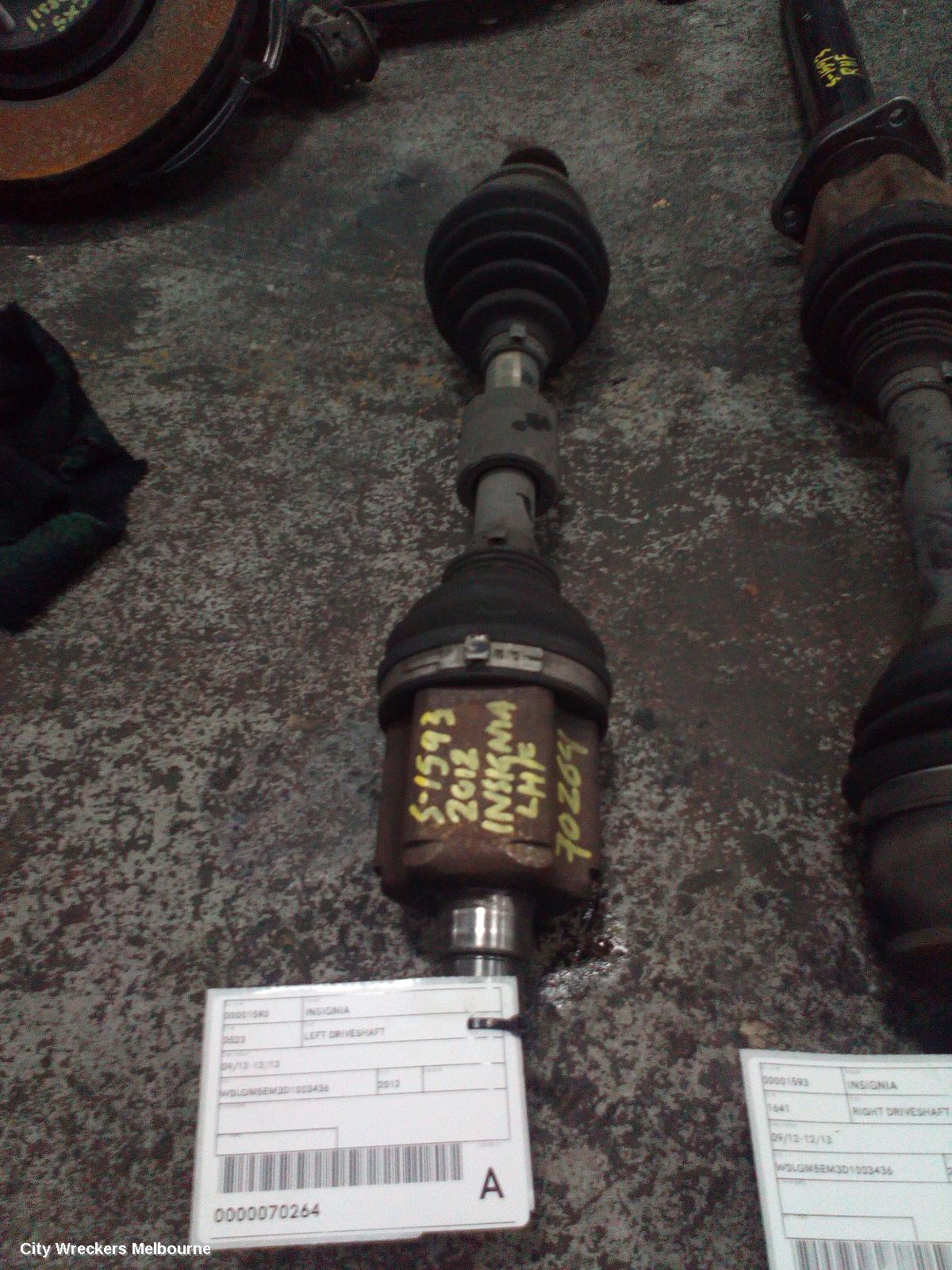OPEL INSIGNIA LEFT DRIVESHAFT, 09/2012 - 12/2013 - Image 1