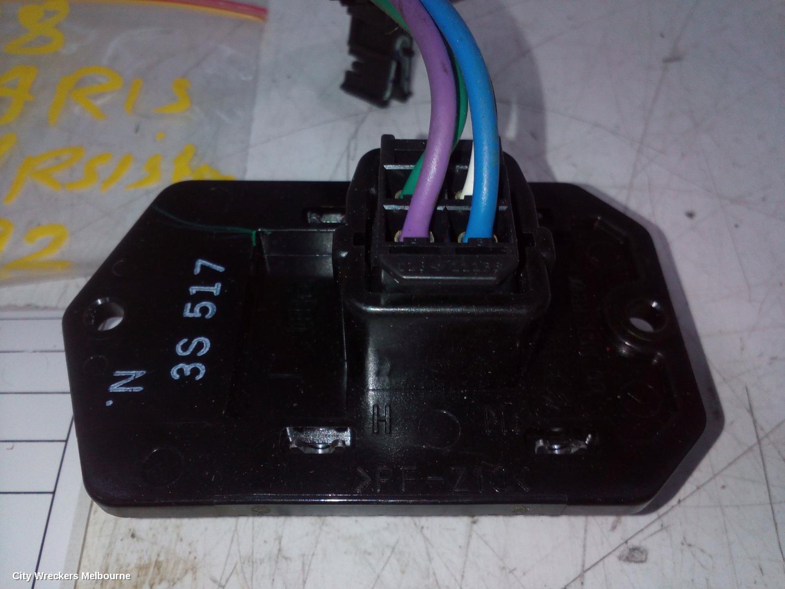 TOYOTA YARIS FAN SPEED RESISTOR, NCP13#, 08/2011 - 12/2019 - Image 3