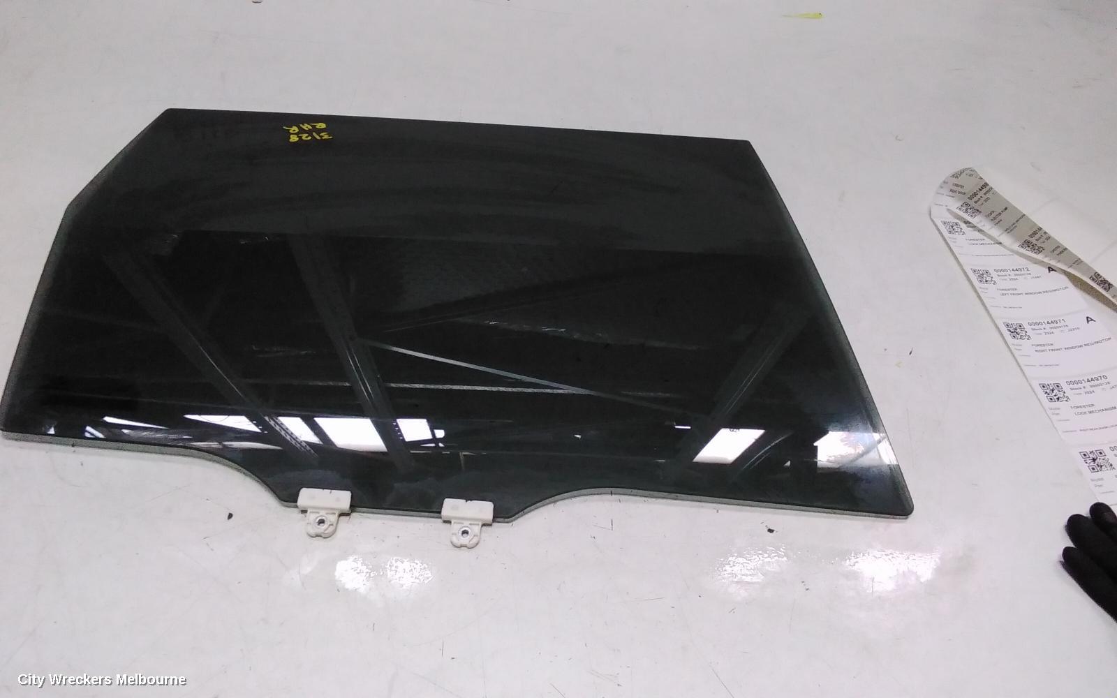SUBARU FORESTER RIGHT REAR DOOR WINDOW, SK, 08/2018 - 11/2024 - Image 1