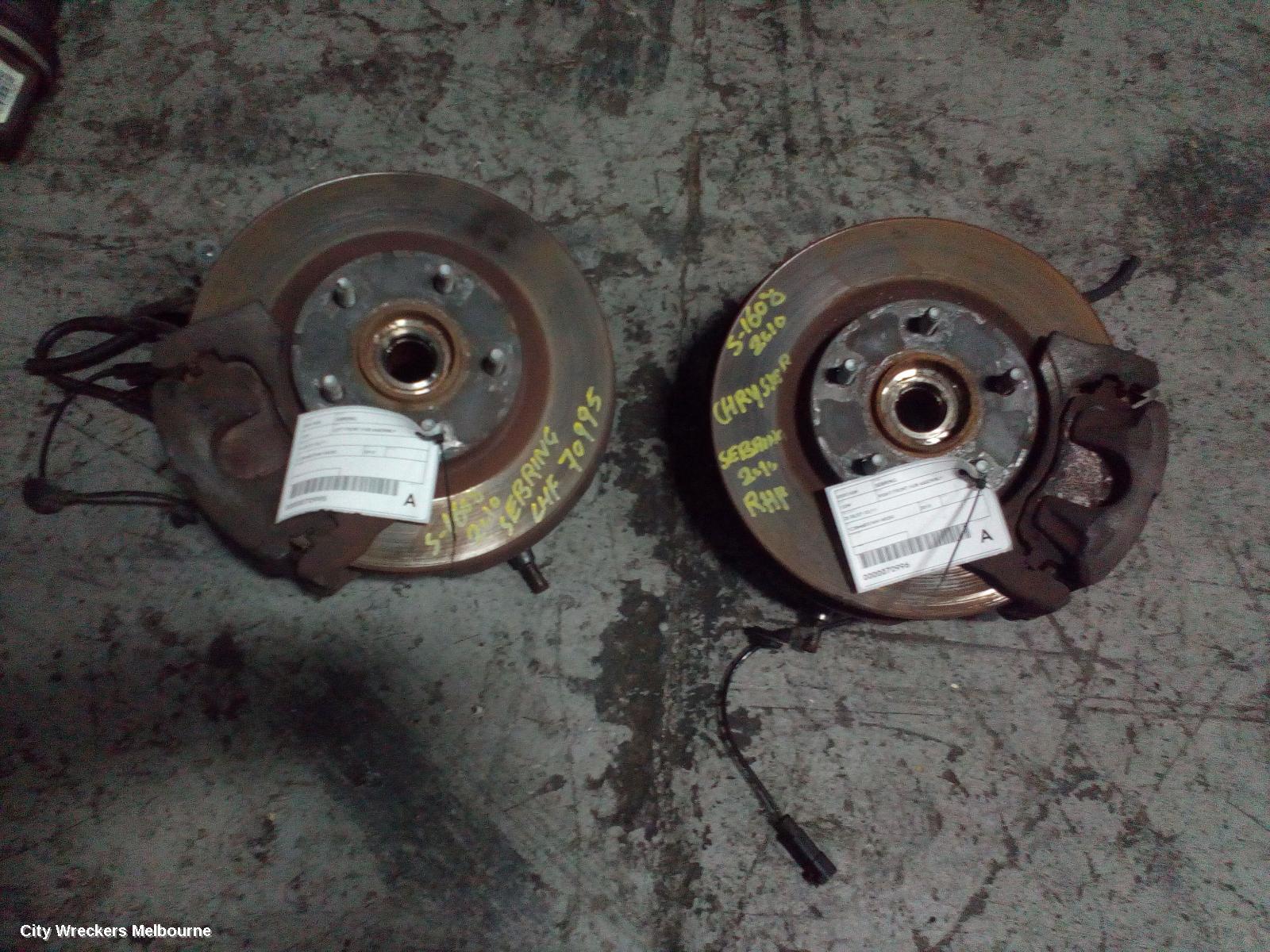 CHRYSLER SEBRING RIGHT FRONT HUB ASSEMBLY, JS, 05/2007 - 02/2011 - Image 2