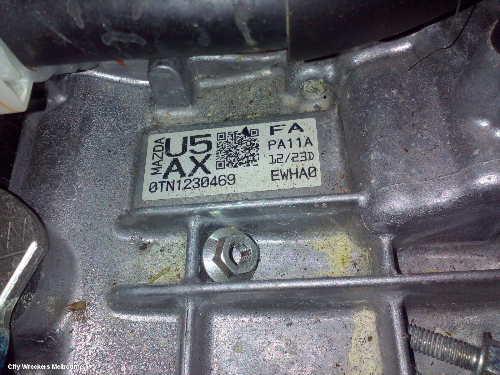 MAZDA CX3 TRANS/GEARBOX, AUTO, FWD, PETROL, 2.0, DK, 06/2018 ONWARDS - Image 2