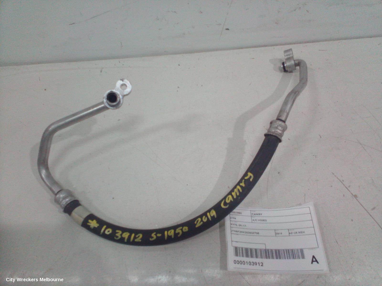 TOYOTA CAMRY A/C HOSES, XV70, PETROL, 2.5, 2AR-FE, COMPRESSOR TO CONDENSER, 09/2017 - 02/2021 - Image 1
