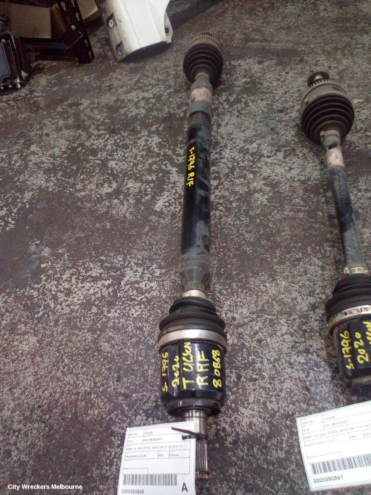 HYUNDAI TUCSON RIGHT DRIVESHAFT, FRONT, 2.0, G4NC, PETROL, AUTO T/M, TL, 07/2015 - 01/2021 - Image 1