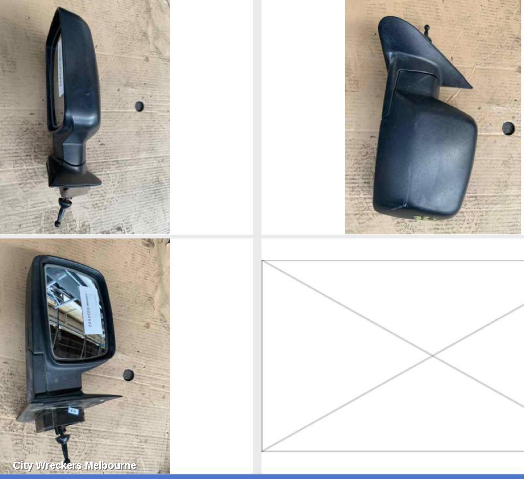 KIA PREGIO LEFT DOOR MIRROR, CT, MANUAL, SQUARE TYPE, 07/2004 - 01/2006 - Image 1