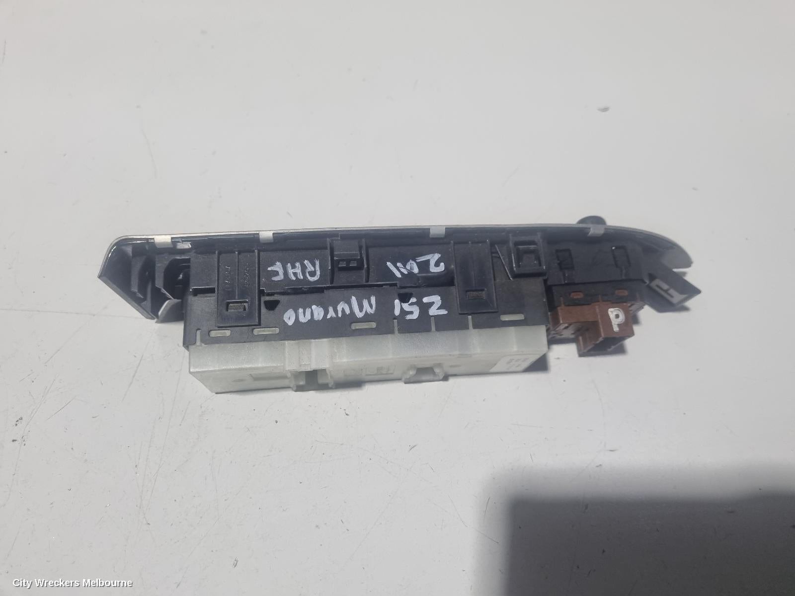 NISSAN MURANO PWR DR WIND SWITCH, RH FRONT (MASTER SWITCH), Z51, ST TYPE, 12/2008 - 12/2014 - Image 2