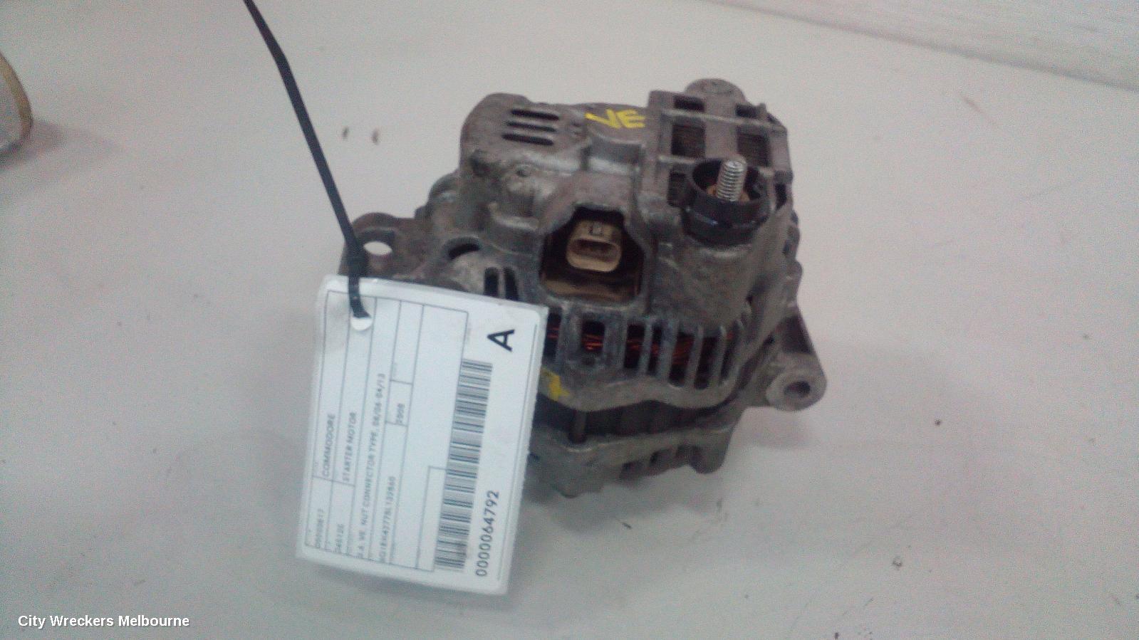 HOLDEN COMMODORE STARTER, 3.6, VE, NUT CONNECTOR TYPE, 08/2006 - 04/2013 - Image 2