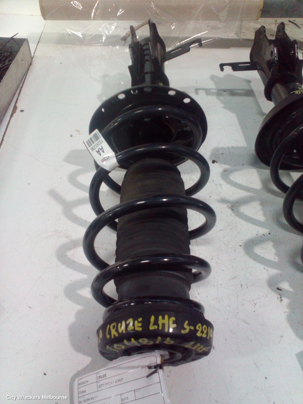 HOLDEN CRUZE LEFT FRONT STRUT, JG, 03/2009 - 02/2011 - Image 2