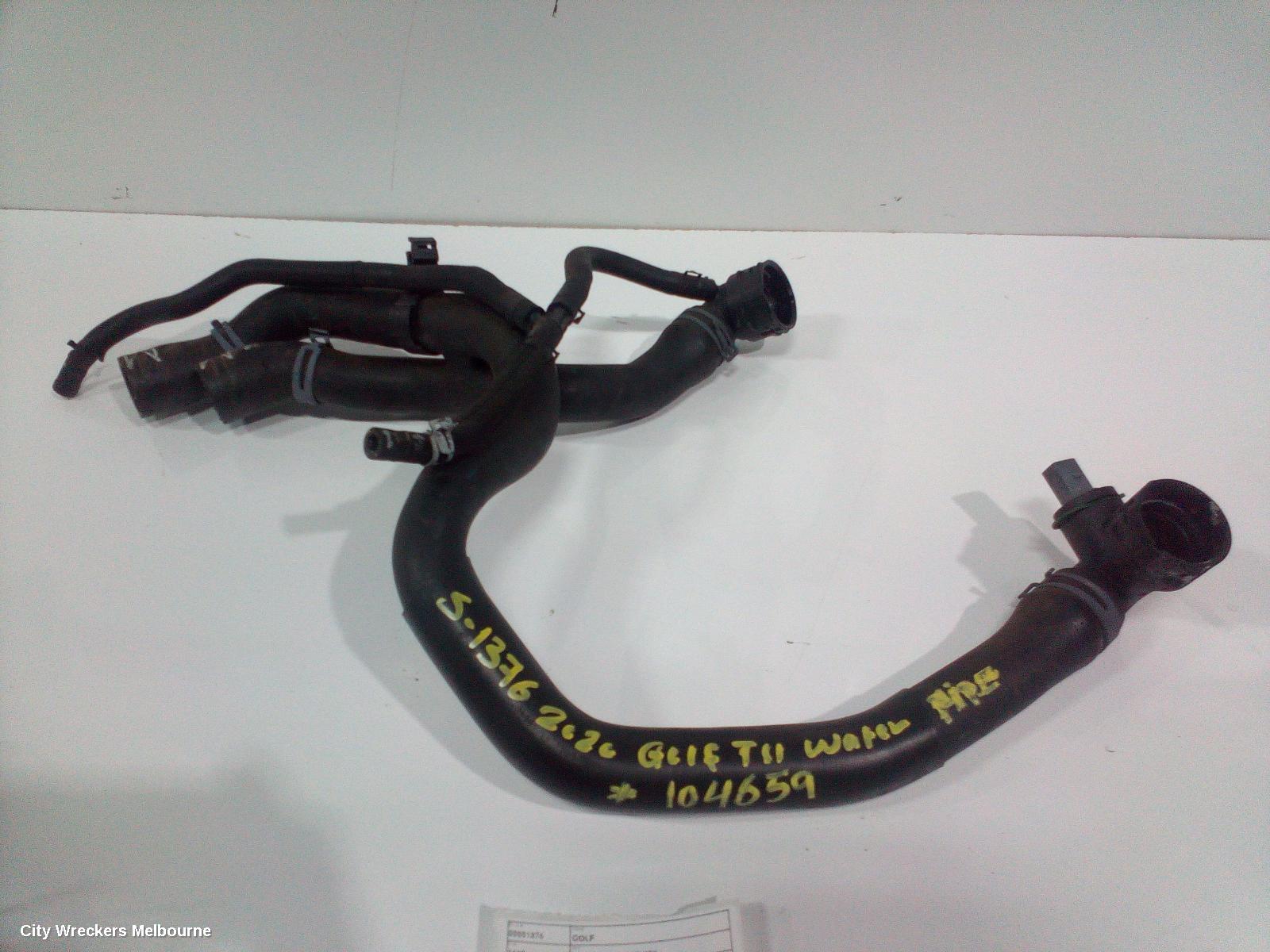 VOLKSWAGEN GOLF WATER PIPES/OUTLETS, GEN 7, 11/2012 - 08/2020 - Image 2