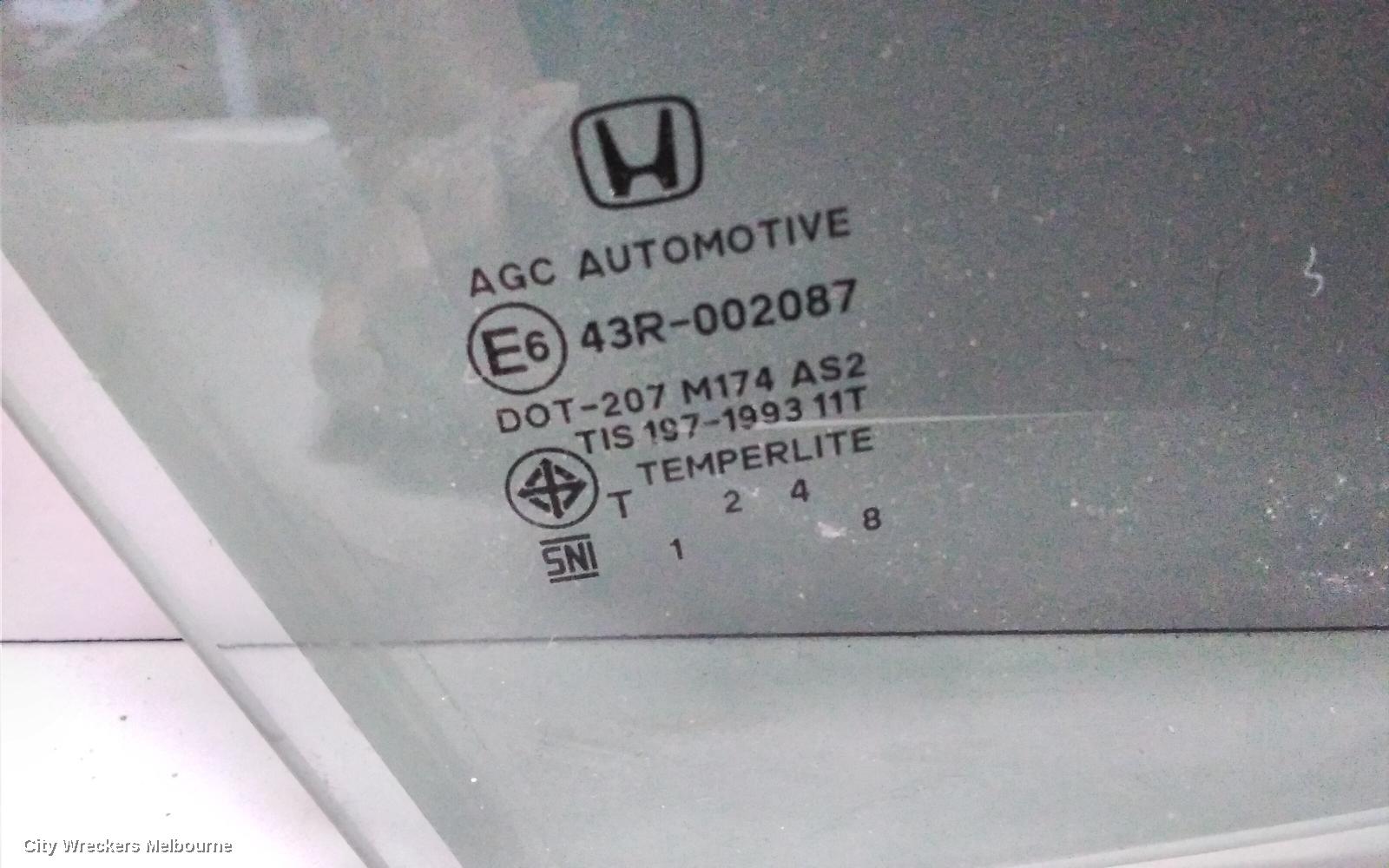 HONDA HRV RIGHT FRONT DOOR WINDOW, RU, 12/2014 - 10/2021 - Image 2