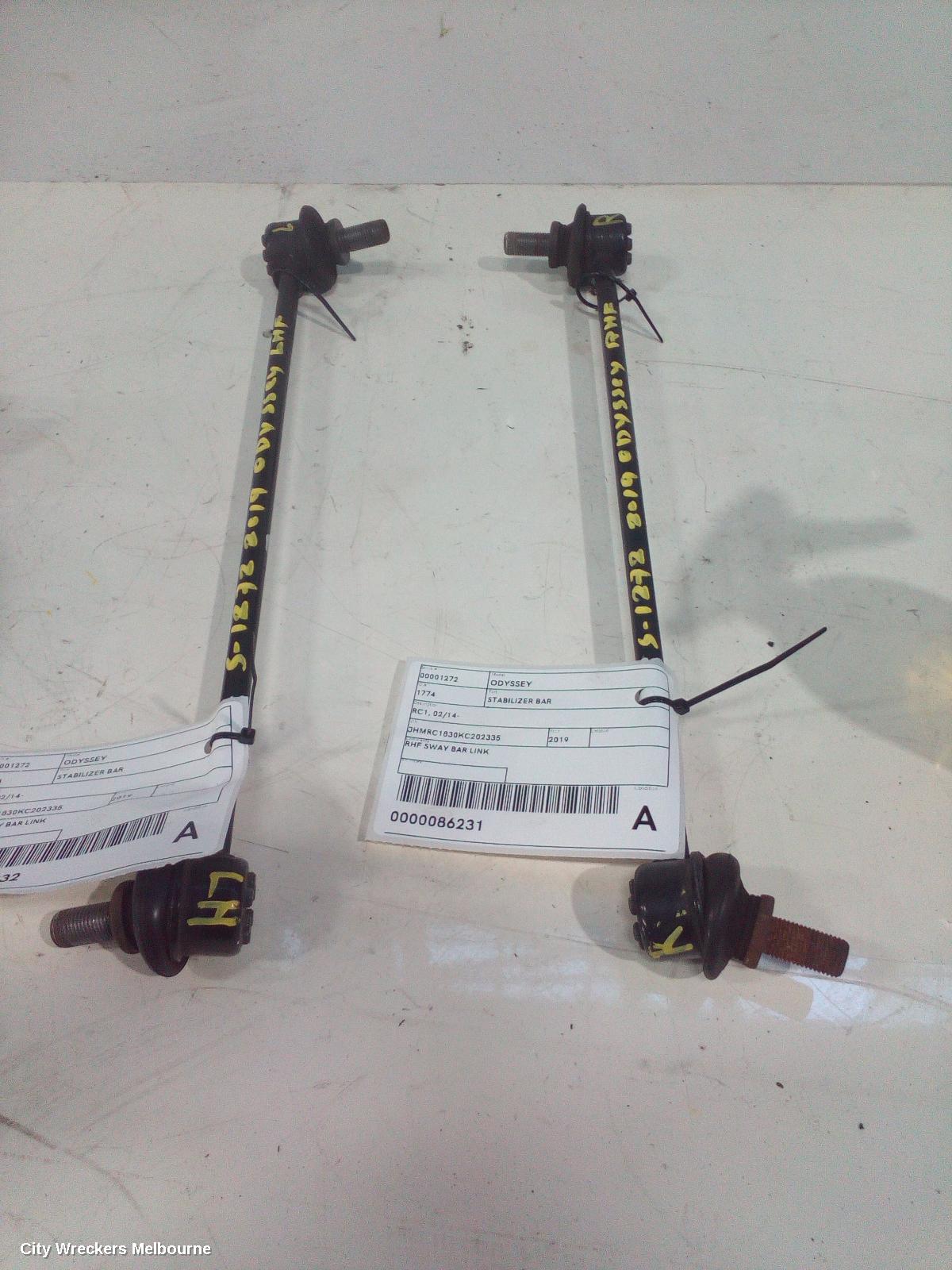 HONDA ODYSSEY STABILISER BAR, RC1, 02/2014 - 03/2022 - Image 2