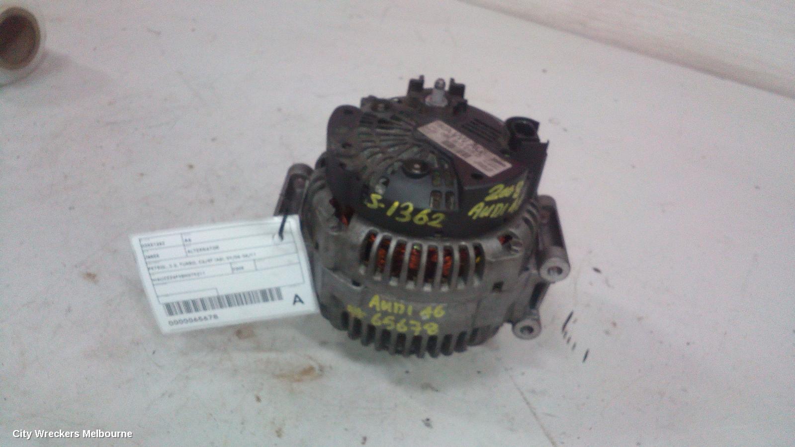 AUDI A6 ALTERNATOR, PETROL, 2.0, TURBO, C6/4F (A6), 09/2006 - 06/2011 - Image 2