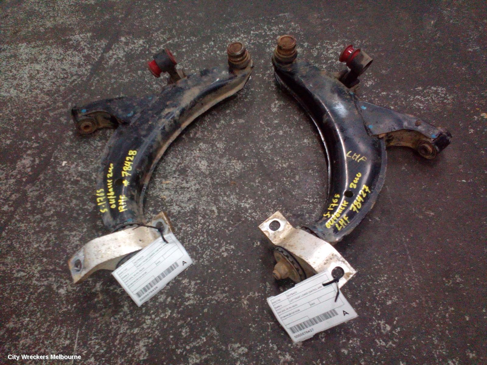 SUBARU OUTBACK LEFT FRONT LOWER CONTROL ARM, 2ND GEN, 09/1996 - 08/2003 - Image 2