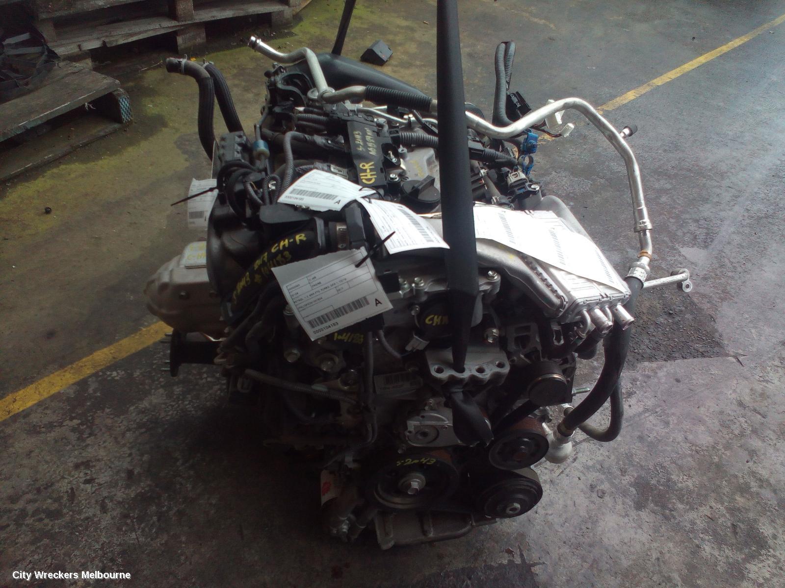 TOYOTA C-HR ENGINE, PETROL, 1.2, 8NR-FTS, TURBO, GEN 1, 12/2016 ONWARDS - Image 1