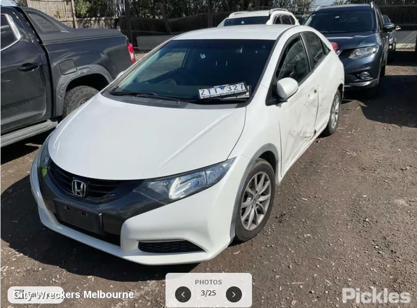 HONDA CIVIC FUEL DOOR / FILLER, 9TH GEN 02/2012 - 05/2016 - Image 2