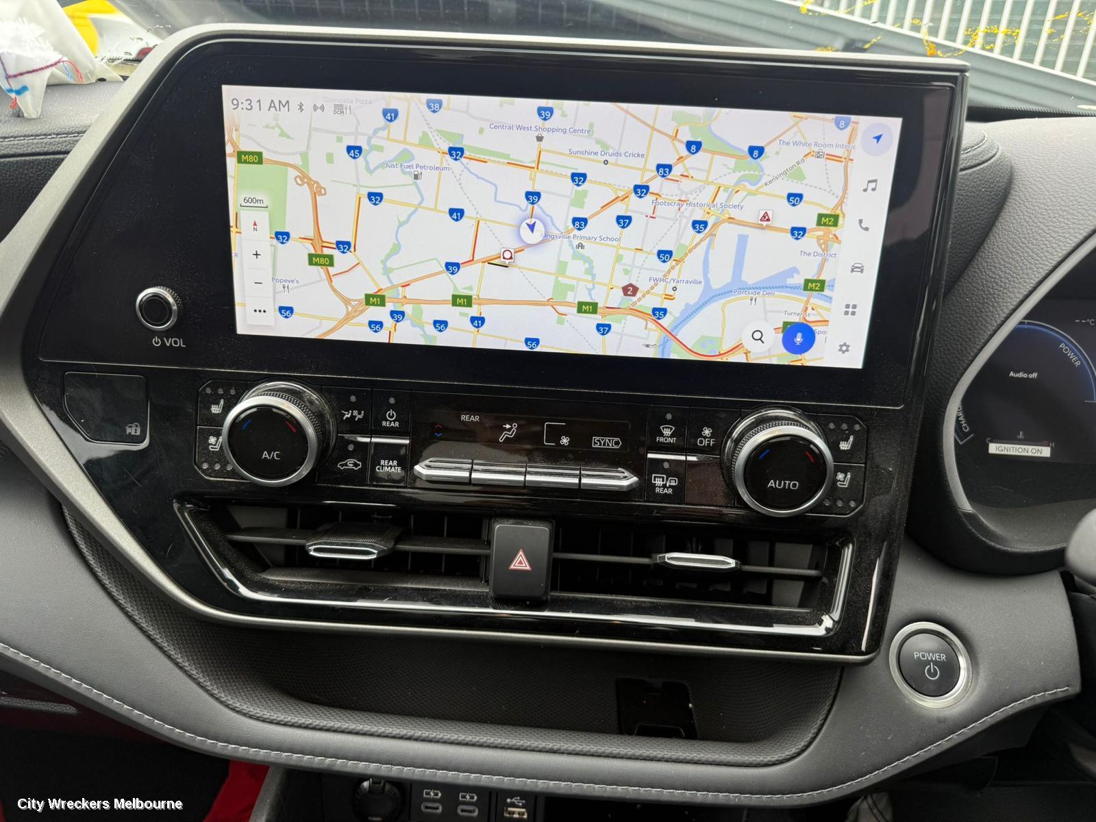 TOYOTA KLUGER RADIO/CD/DVD/SAT/TV, HEAD UNIT, W/ DISPLAY UNIT, 12.3IN TOUCHSCREEN, W/ SAT NAV TYPE, XU70 SERIES, 08/2022 ONWARDS - Image 2