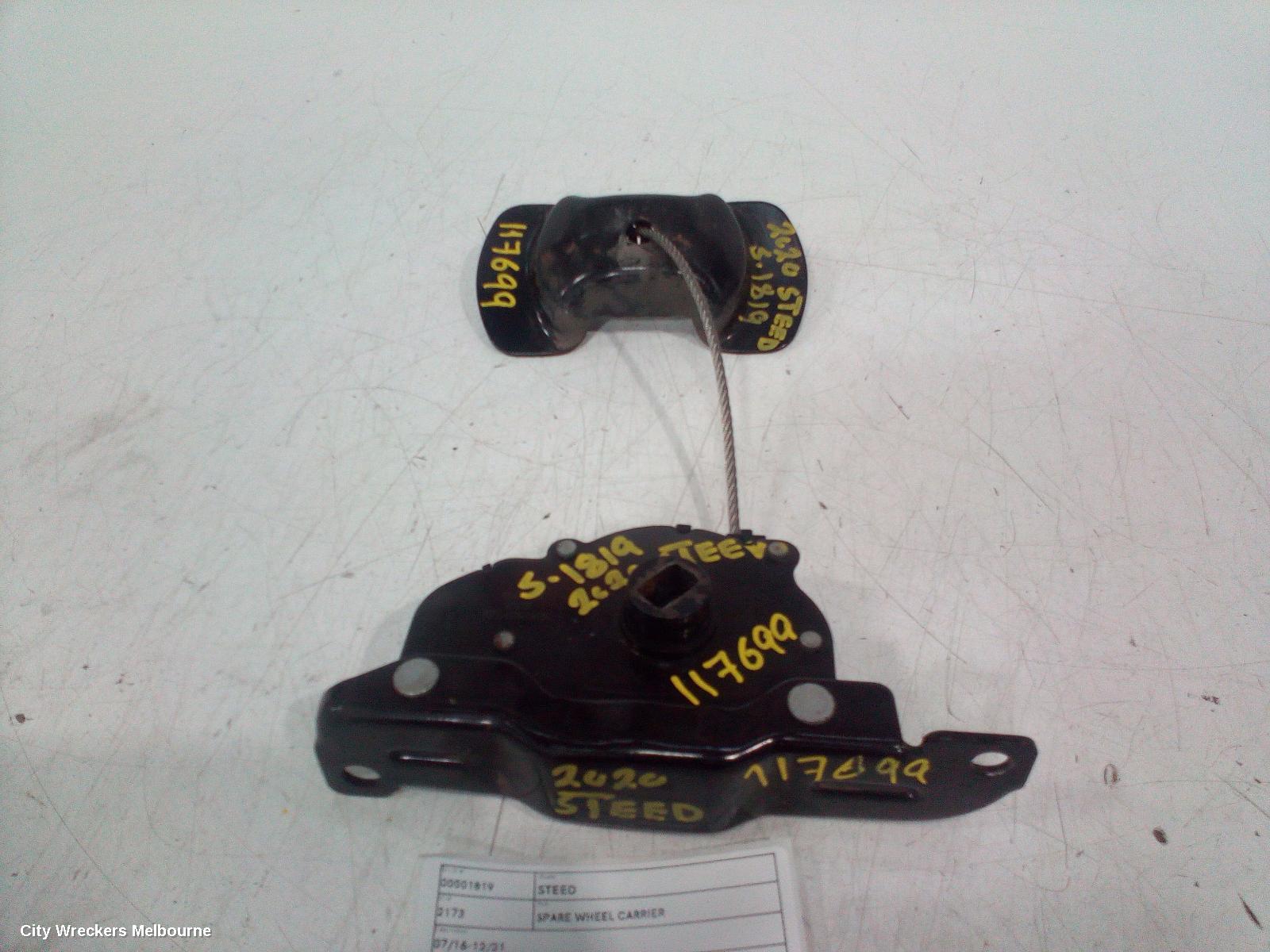GREAT WALL STEED SPARE WHEEL CARRIER, SPARE WHEEL CARRIER, 07/2016 - 12/2021 - Image 1