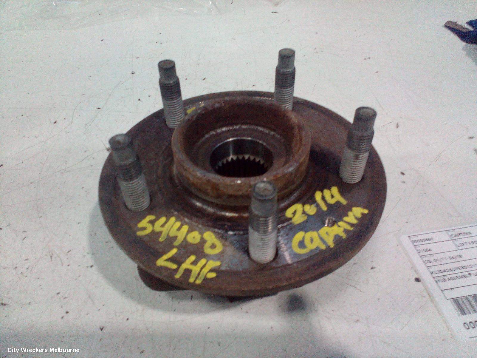 HOLDEN CAPTIVA LEFT FRONT HUB ASSEMBLY, CG, 01/2011 - 06/2018 - Image 1
