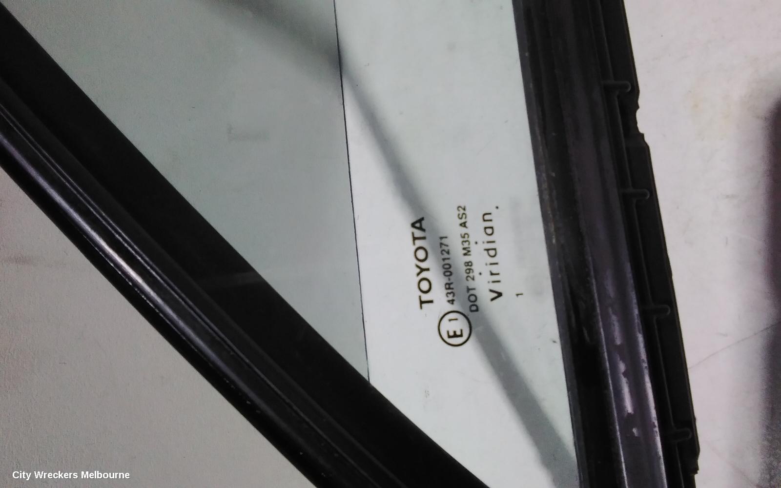 TOYOTA AURION RIGHT REAR 1/4 DOOR GLASS, GSV40R, 10/2006 - 03/2012 - Image 2
