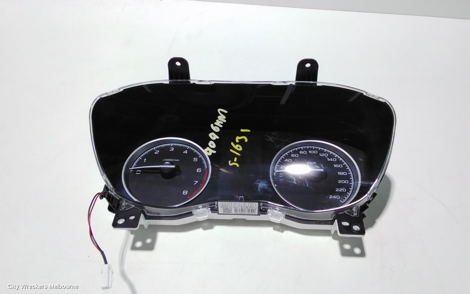 SUBARU FORESTER INSTRUMENT CLUSTER, INSTRUMENT CLUSTER, PETROL, AUTO T/M, SK, 08/2018 - 10/2020 - Image 1
