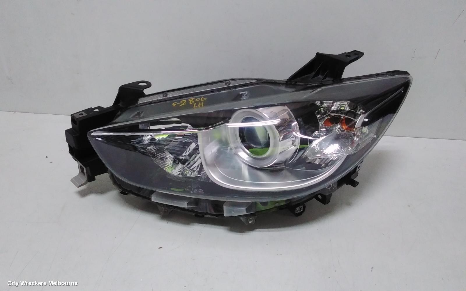 MAZDA CX5 LEFT HEADLAMP, KE, MAXX/MAXX SPORT, HALOGEN, MANUAL ADJ, 02/2012 - 12/2016 - Image 1