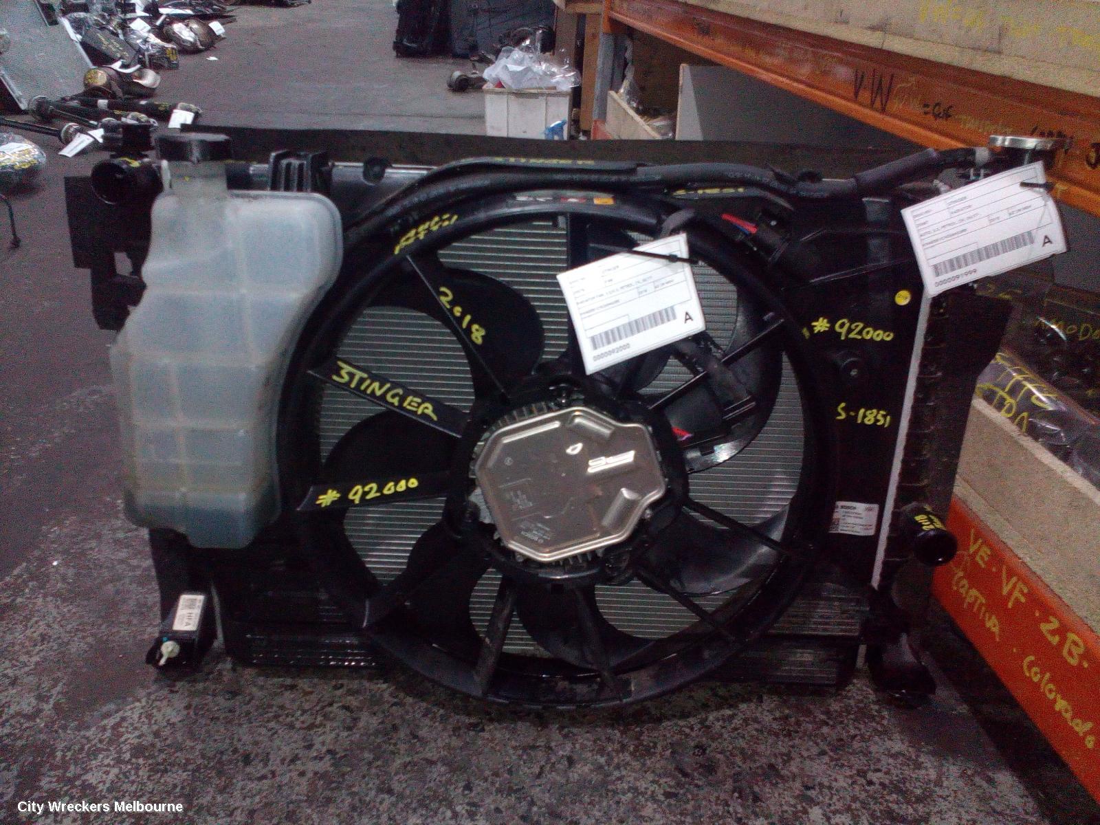 KIA STINGER FAN, RADIATOR FAN, 2.0/3.3, PETROL, CK, 06/2017 ONWARDS - Image 2
