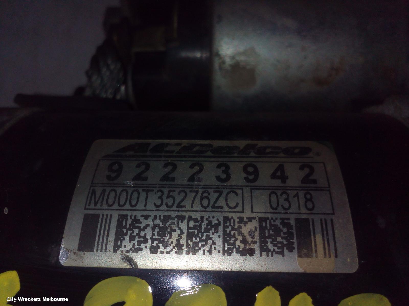 HOLDEN COMMODORE STARTER, 3.6, VE, ROUND CONNECTOR TYPE, 08/2006 - 05/2013 - Image 3