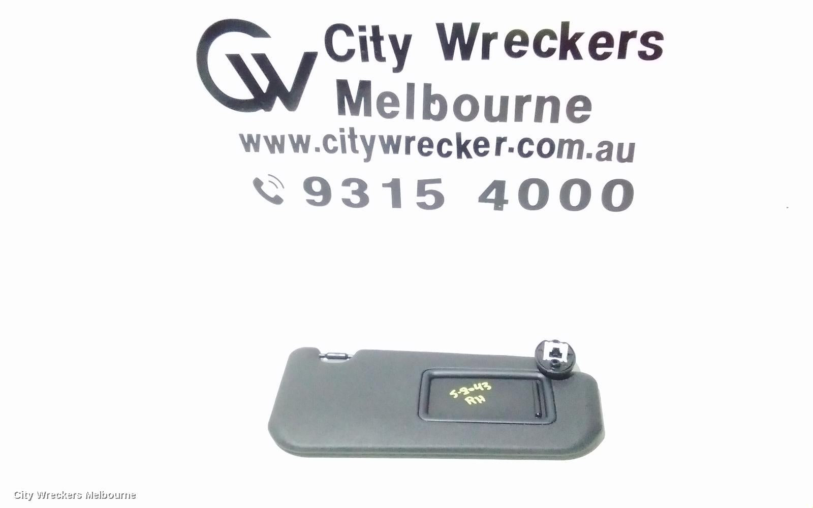TOYOTA C-HR SUNVISOR, RH SIDE, GEN 1, 12/2016 ONWARDS - Image 1