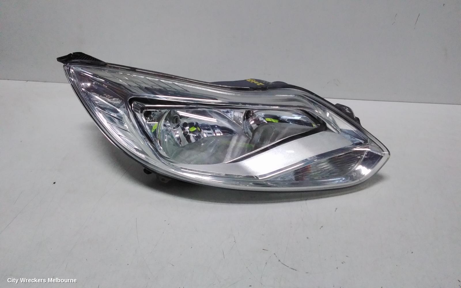FORD FOCUS RIGHT HEADLAMP, LW, AMBIENTE/TREND, HALOGEN TYPE, CHROME INSERT, 08/2012 - 08/2015 - Image 1