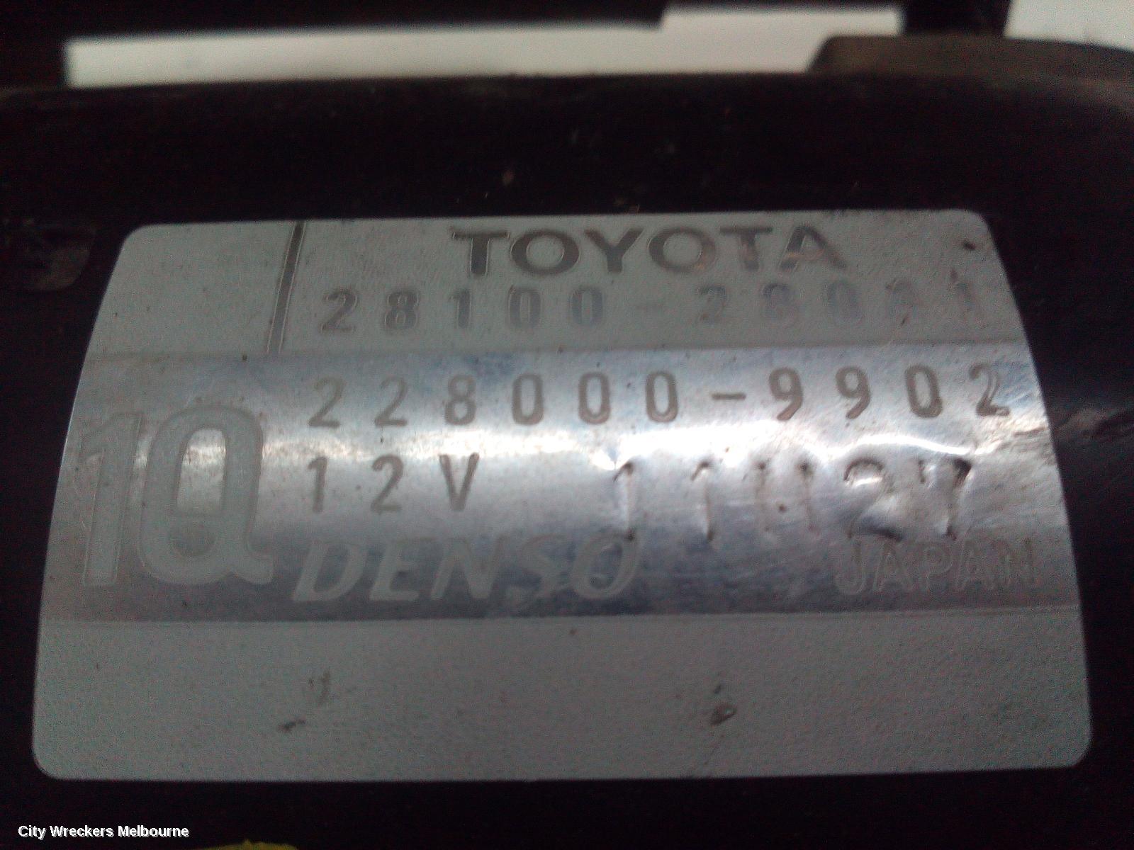 TOYOTA TARAGO STARTER, 2.4, 2AZ-FE, ACR50R, 03/2006 - 06/2020 - Image 1