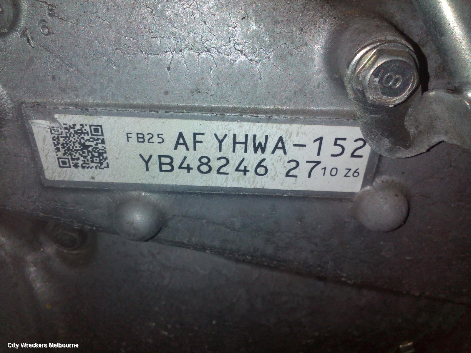 SUBARU FORESTER ENGINE, PETROL, 2.5, FB25 (126KW), NON TURBO, EGR TYPE, FB25AFY, SJ, 09/2013 - 07/2018 - Image 1