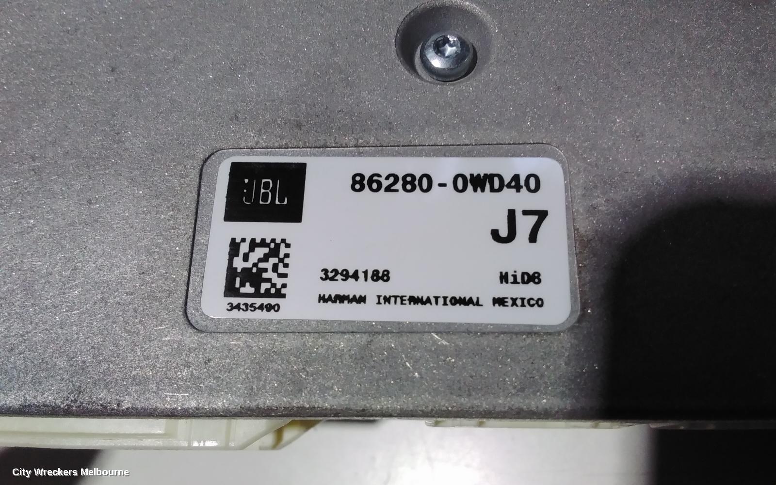 TOYOTA COROLLA RADIO/CD/DVD/SAT/TV, E210, AMPLIFIER, 07/2018 ONWARDS - Image 2